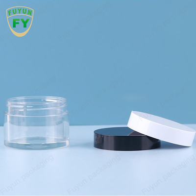 Fuyun 30ml 50ml pet plastik jelas mulut lebar mata wajah tidur lumpur krim jar