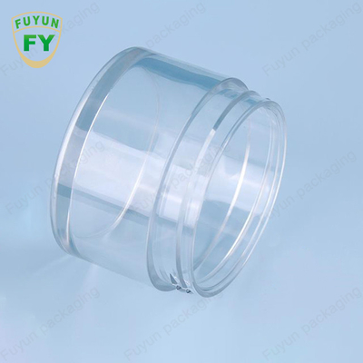 Fuyun 30ml 50ml pet plastik jelas mulut lebar mata wajah tidur lumpur krim jar