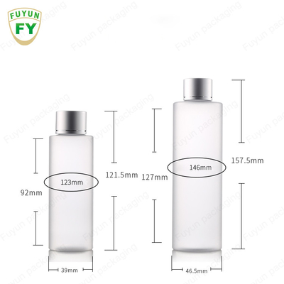 Botol Pompa Plastik SGS 150ML Dengan Sablon Sliver Cap