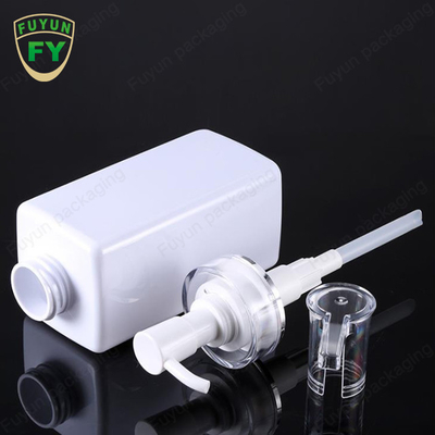 Botol Dispenser Pompa Shampoo Clear White Square 300ml 400ml 600ml 800ml