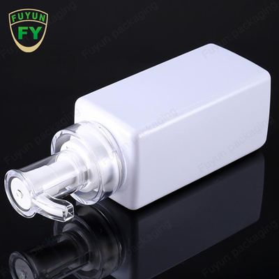 Botol Dispenser Pompa Shampoo Clear White Square 300ml 400ml 600ml 800ml