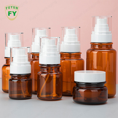 30g 40ml 60ml Botol Pompa Plastik Serum Double Wall PET Jar