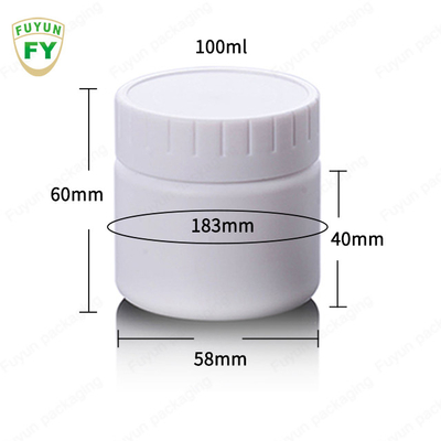 SGS 4.05oz PP Cap Plastic Cream Jar Untuk Eye Shadows Lip Balm