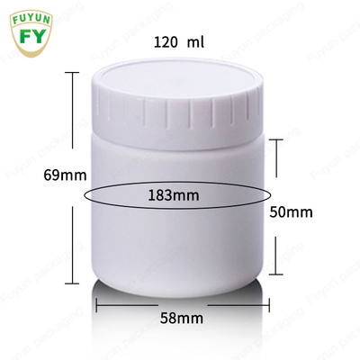 SGS 4.05oz PP Cap Plastic Cream Jar Untuk Eye Shadows Lip Balm
