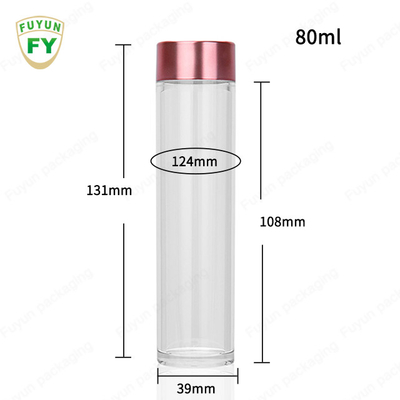 Wadah Penyimpanan Plastik PET 80ml Untuk Makanan Kering Buah