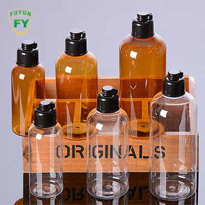 Botol Plastik Toner Squeeze Tinggi 156mm Dengan Tutup Hitam