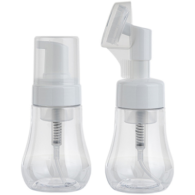 Hot Stamping 150ml Botol Pompa Busa Dengan Kepala Sikat Silikon