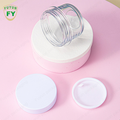 1.69oz 3.38oz Penebalan Guci Kemasan Plastik Bening Sisi Lurus