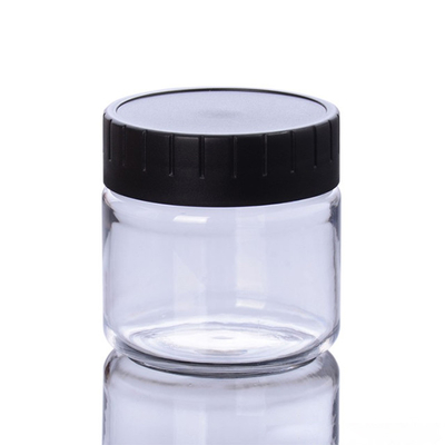 60ml 100ml Botol Kemasan Plastik Perawatan Kulit Dengan Tutup Putih