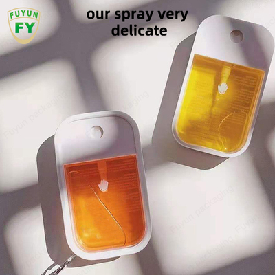 48ml 50ml Hand Sanitizer Spray Pump Botol Kartu Kredit Berbentuk Warna Kustom