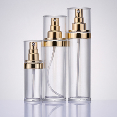 Botol Pompa Semprot Lotion Akrilik Kustom Jar Set 30ml 100ml 120ml Perawatan Kulit