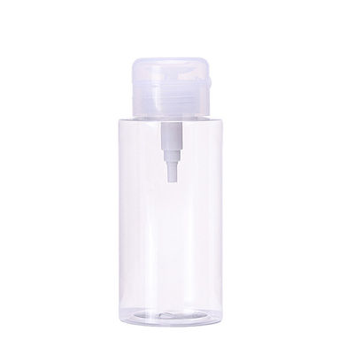 Clear 300ML Nail Polish Remover Pump Bottle Mulut Lebar Mudah Dibersihkan